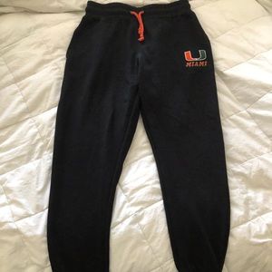 Miami Hurricane sweatpants